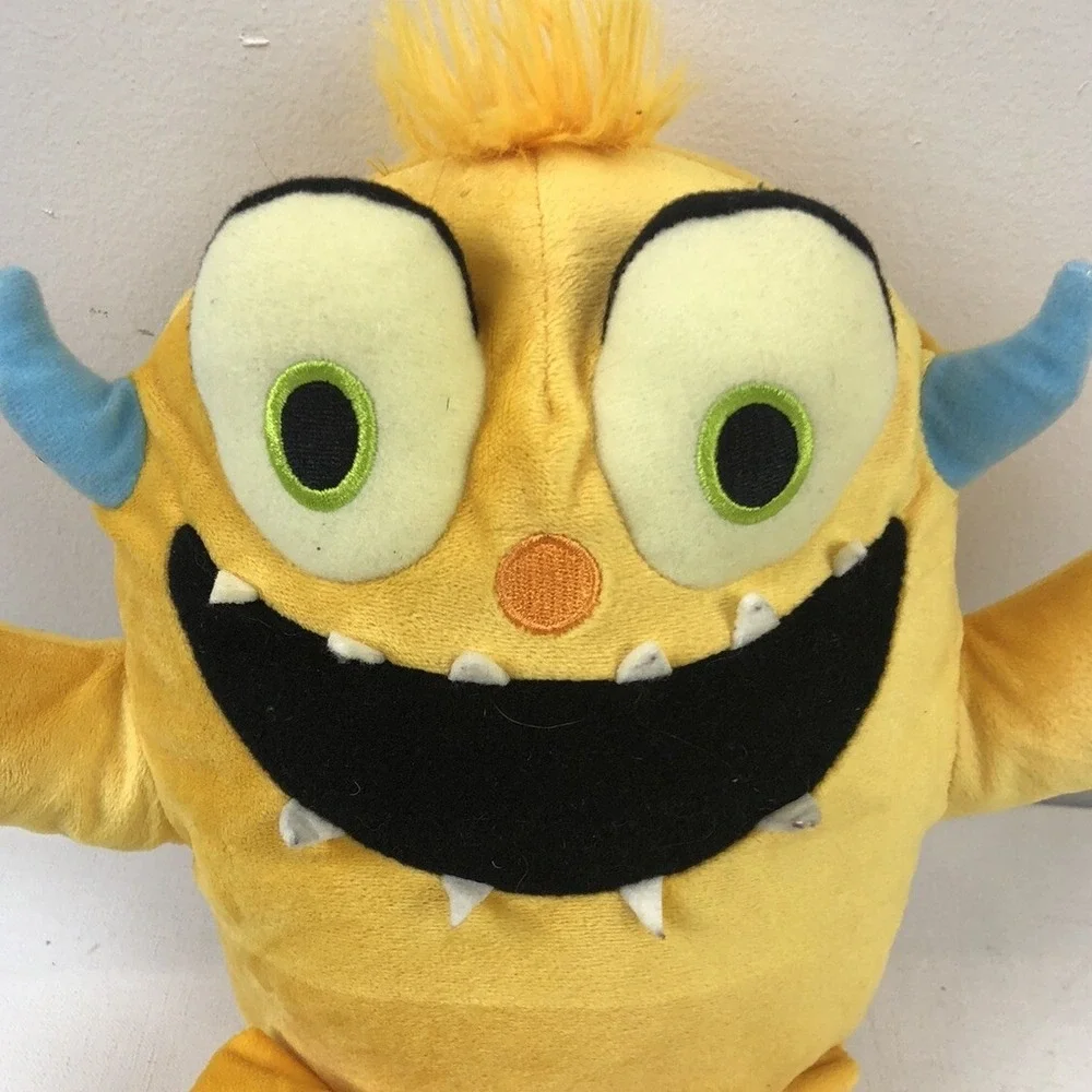 Kohl's Cares‎ Monster Plush Yellow Blue Horns Kids Toy 2014